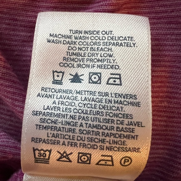 Lands' End Women's Raspberry/Purple Sleeveless Top - Picture 6 of 6